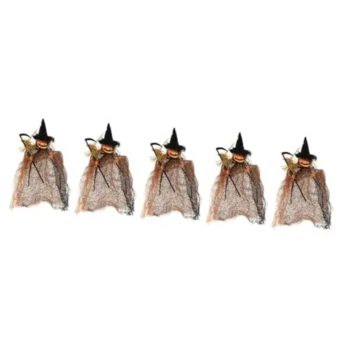 Produktbild: ibasenice 5stücke Halloween Hängeleuchter Deko Horrible Kürbis- Für Garten Und Partydekoration Gruselige Festivalfigur Für Schaurige