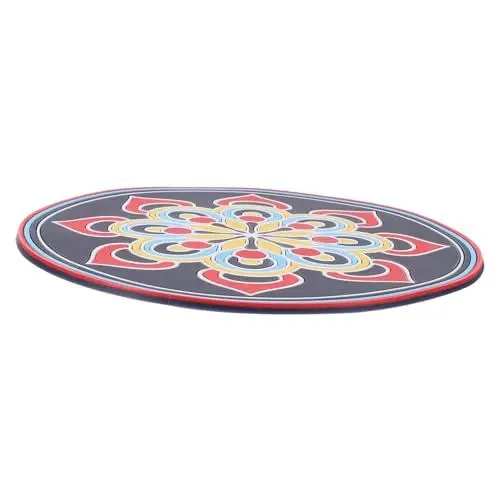 Produktbild: ibasenice 5st Musikschüsselmatte Weihwasserschale Pad Musikalische Meditationsschale Stickunterlage Klangschale Zubehör Für Klangschalen Ghettoblaster Verbrühungsschutz Pvc Lautsprecherpad