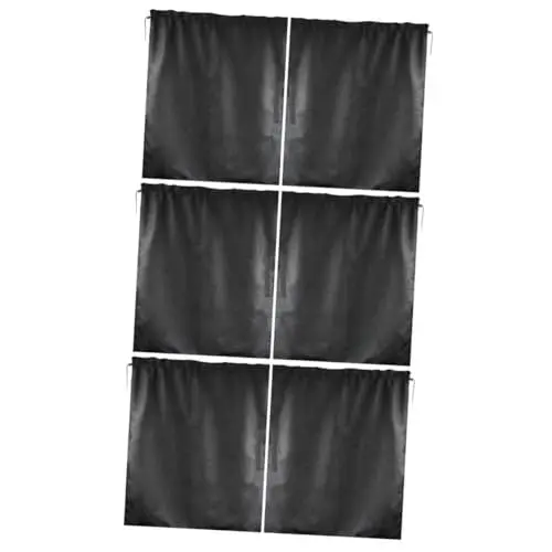 Produktbild: ibasenice 3 Sätze Auto Camping Auto Vorhänge Privatsphäre Fensterabdeckung Auto Innenraum Schatten Gepäck Partition 2 Stück * 3
