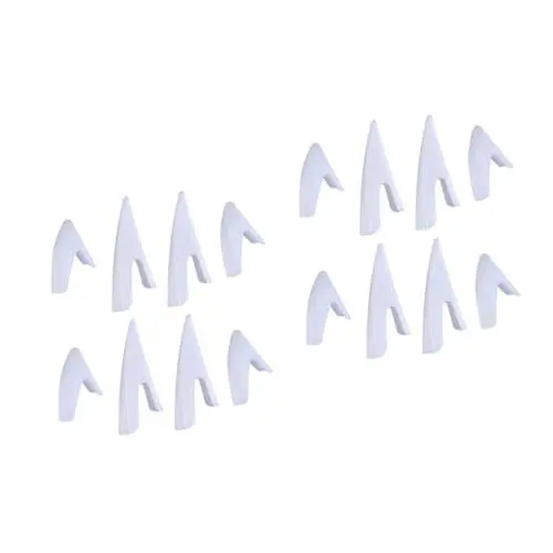 Produktbild: ibasenice 8 STK Halloween zähne Halloween Decorations werwolf zähne Zombie Teeth Halloween Makeup Vampirzähne Halloween Rouge für die Wangen Halloween- erröten Lippenstift