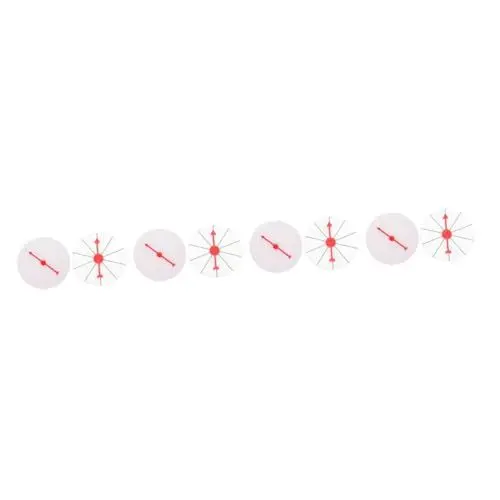 Produktbild: ibasenice 8 STK -Plattenspieler Preisrad an der Wand Partyrad Kompaktes Gewinnrad Spielzeug Event Spielrad Zeichnen Sie Spiel Desktop-Plattenspieler Plastik Weiß