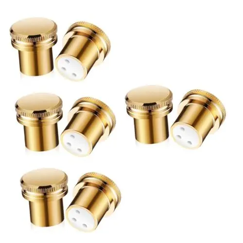 Produktbild: ibasenice Klinke Caps 8 Stück Ausgewogene Kopfschutzkappe Xlr Anschlussabdeckungen Xlr Kabelkappe Weibliche Xlr Endkappen Xlr Kabel Adapterkappe Audiogeräte Zubehör Xlr Kappen Xlr Adapterschutz