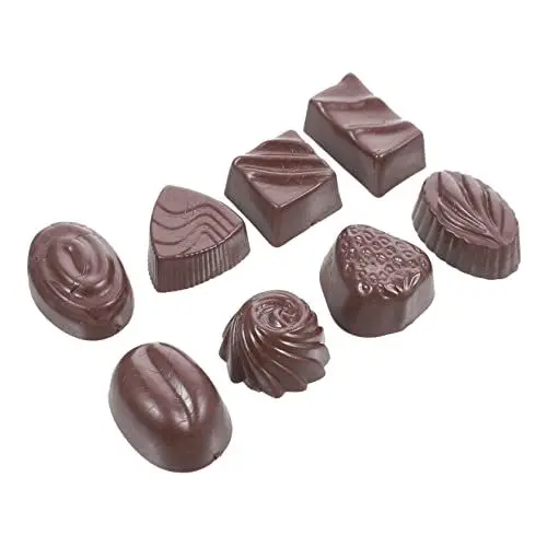 Produktbild: ibasenice 8st Simulationsschokolade Modell Schokolade Realistische Schokoladenrequisiten Faux Schokolade Schokoladen-Display-Requisiten Künstliche Pralinen Spielzeug Zubehör Charme PVC