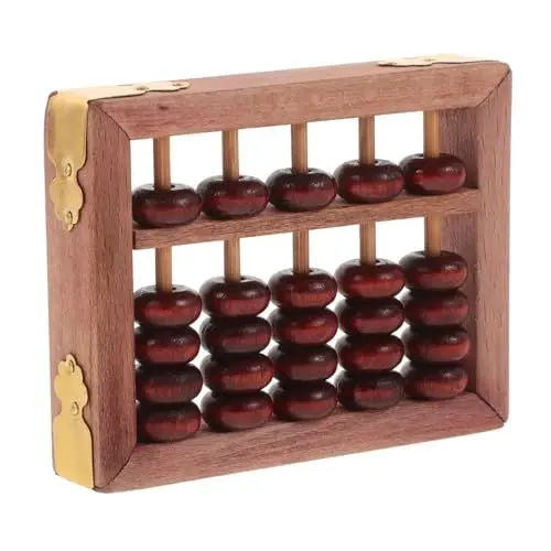 Produktbild: ibasenice Abakus Kinder Zählen Spielzeug Zählwerkzeug Für Kinder Mathe-spieltool Klassisches Mathe-Spiel Aus Holz Mathe-lerntool Spielzeug Berechnen Zählen Lernen Zählrahmen Buche