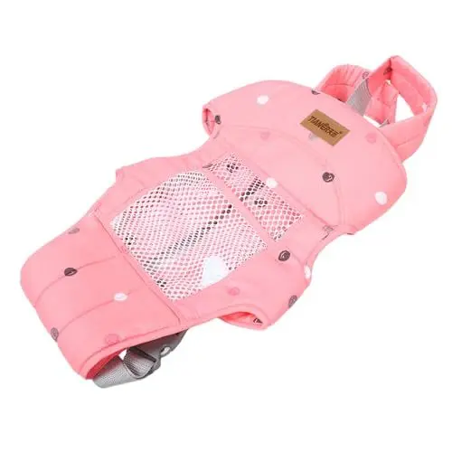 Produktbild: ibasenice Babytrage Tragetuch Für Babys -rucksackträger Neugeborene Trage Tragetuch Für Kleinkinder -hüftsitzträger Hüfttrage Für Kleinkinder Babyschale Reine Baumwolle Rosa