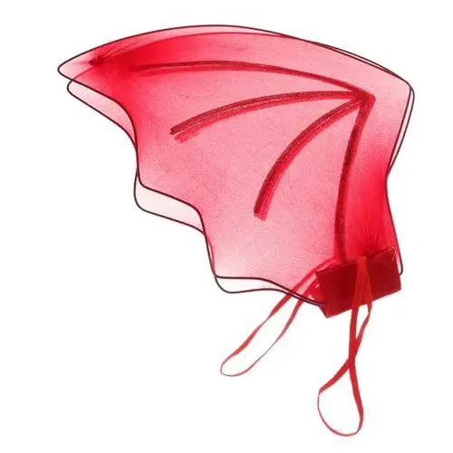 Produktbild: ibasenice Bat Flügel Kostüm Prop Für Erwachsene Schwarze Und Rote Fledermausflügel Für Halloween-Party Cosplay Fasching Leicht Und Für Kostümdesigns