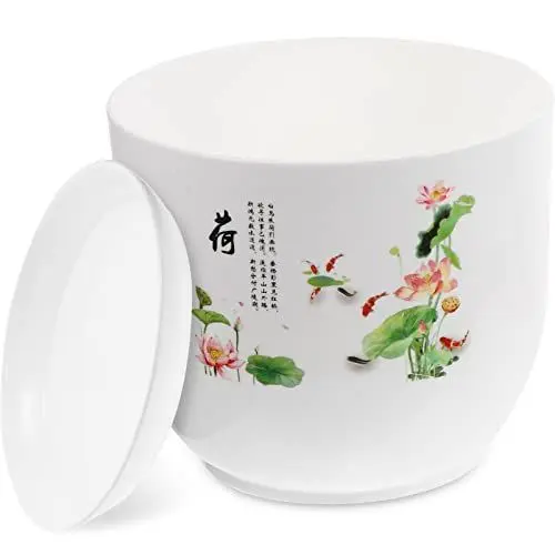 Produktbild: ibasenice Blumentopf Für Sukkulenten Garten Pflanztopf Blumenbehälter Filigraner Blumentopf Blumenübertopf Mit Abflussloch Und Untersetzer Für Kakteen Und Blumenarten