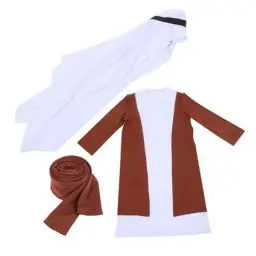 Produktbild: ibasenice Dubai Schäferhund Kleidung Halloween Kostüme Herrenbekleidung Noah Kostüm Pfarrer Kostüm Hirtenkostüm Für Männer Arabisches Kostüm Für Männer Dubai Arabisches