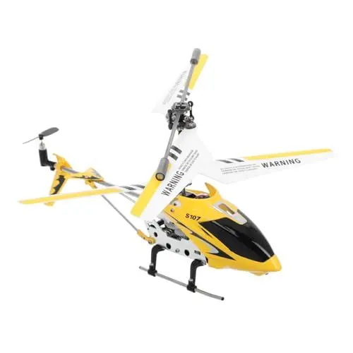 Produktbild: ibasenice Ferngesteuerter Hubschrauber Mini-helikopter Hubschrauber Hubschraubermodell Einsteiger in Ferngesteuerte Helikopter Hubschrauber- Plastik Yellow