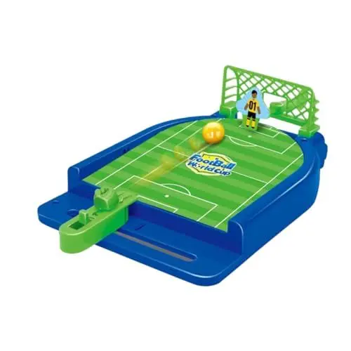 Produktbild: ibasenice Fingertischspiel Fingerspiel Mini-Tischspielzeug Miniatur-Spiel Minispiele Desktop-Spiele interaktives Spielzeug kinderspielzeug Kinder spielsachen tischfussballtisch Foosball Blue