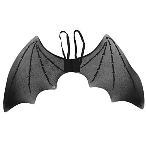 Produktbild: ibasenice Fledermausflügel Drachen-Cosplay-flügel Schmucksets Für Kinder Fledermaus-Halloween-kostüm Halloween-Cosplay-Gesichtsmaske Kostüm Vampirflügel Fräulein Polyester Perlmutt Spinne