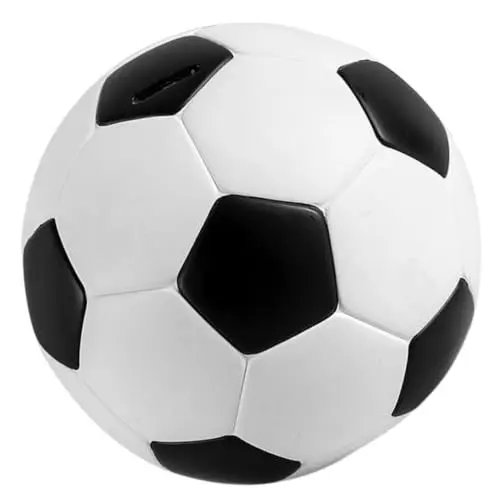 Produktbild: ibasenice Piggy Bank Fußball Bargeld Fußball- Spardose Ändern Münzbank Geldglas Spardose Fußball Spardose Desktop-sportthema-bastelarbeiten Geldbehälter Vinyl