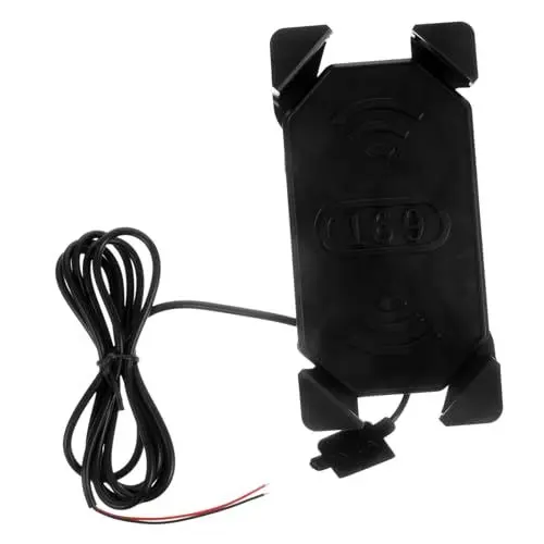 Produktbild: ibasenice Motorrad Handy Ladehalterung Handyhalterung Für Motorrad Fahrrad USB Ladegerät Mit Telefonhalterung Aus Material Sicher Und Langlebig Im Gebrauch