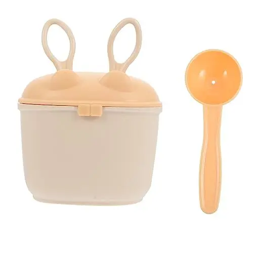 Produktbild: ibasenice Kasten Vorratsbehälter für Milchpulver Reise-Snackbehälter Reiseformelspender Babynahrung Protein Pulver Behälter für Babysnacks Proteinpulverbehälter zum Mitnehmen tragbar reisen