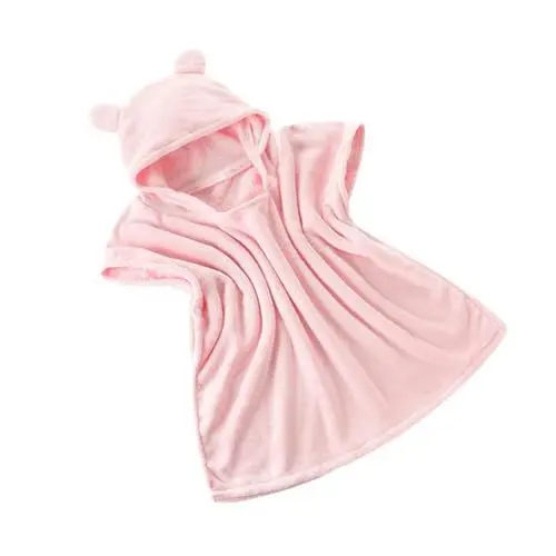Produktbild: ibasenice Baby Kapuzenhandtuch Badetücher Ohren Bademantel Für Jungen Mädchen Saugfähiges Baby Shower Handtuch Set