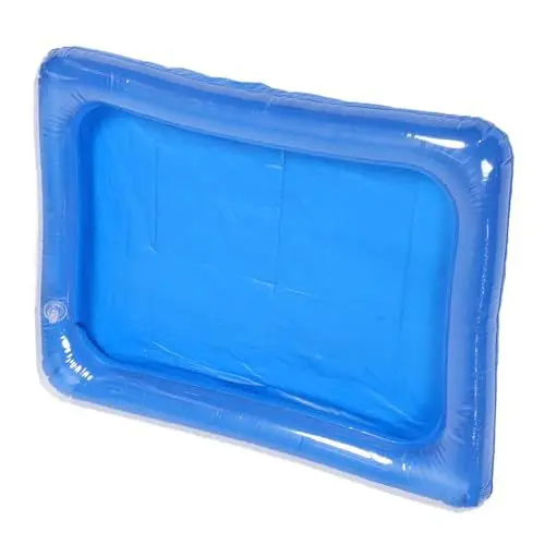 Produktbild: ibasenice Kinderbecken Kinder wasserspielzeug kinderpool wasserspielzeug für Kinder aufblasbarer Babypool Schwimmbad Angelteich Wasserbecken Sommer fischteich Babybecken PVC Sky-Blue