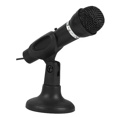 Produktbild: ibasenice Kondensatormikrofon Richtmikrofon Computeraufnahmemikrofon Computermikrofon Stecker Rauscharmes Mikrofon Netzwerk-singmikrofon Webhosting-mikrofon Black