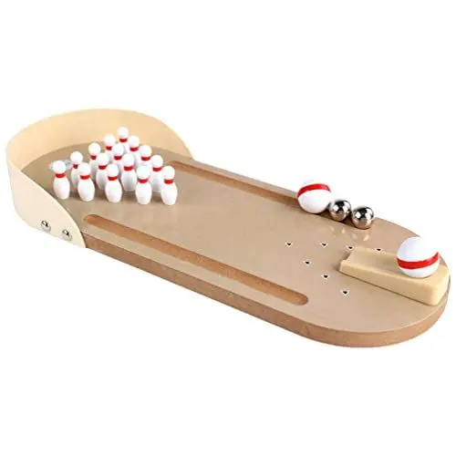 Produktbild: ibasenice Mini Bowling Spielzeug Kegelspiel Für Mädchen Und Erwachsene Interaktives Indoor Spielzeug Stressreduktion Geeignet Für Partys Und Familienspiele