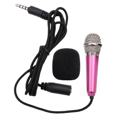 Produktbild: ibasenice Tragbares Mini Karaoke Mikrofon Mit USB-C, 2 StüCk, FüR Phone Und Pc, Kompakte GrößE, Ideal FüR Gesang Und Unterhaltung