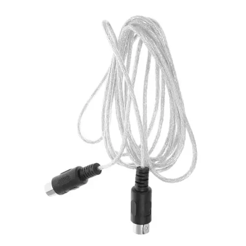 Produktbild: ibasenice Musikbearbeitungslinie Midi Verlängerungskabel Midi Instrumentenkabel Midi Stecker Auf Stecker Musikinstrumentenlinie Midi Verlängerungskabel Instrumenten Midi Kabel Audio