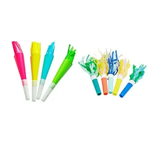 Produktbild: ibasenice Party Mitgebsel Kinder 18 STK Spielzeug Partyhörner Partyzubehör-Set Blowout-Partyzubehör Quaste Partybedarf Pfeife Kind Kinderparty Mitgebsel