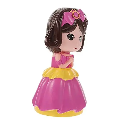 Produktbild: ibasenice Prinzessin Sparschwein Münzbank Für Mädchen Prinzessinnenfiguren Geldbank Für Mädchen Sparschwein Sparen Geformte Münzbox Aufbewahrungsbox Für Münzen Geschenk STK Vinyl Kind