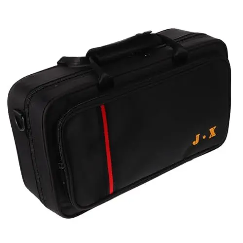 Produktbild: ibasenice Rucksack für Klarinette Klarinettentasche Instrumentenzubehör klarinettenkoffer black backpack Tragbare Aufbewahrungstasche für Schläuche Instrumentenrucksack Pu