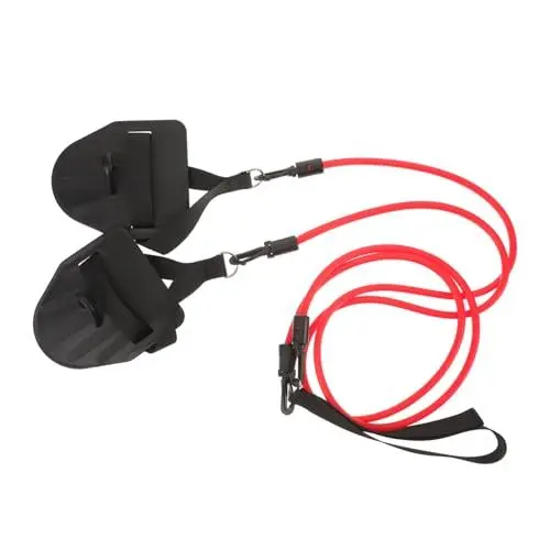 Produktbild: ibasenice Schwimmtrainingsgürtel mit Widerstandsband Einstellbares Schwimmzubehör für Effektives Training im Pool für Brustschwimmen und Rückenschwimmen für Fitness und Leistungssportler