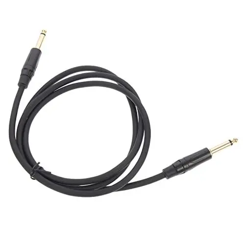 Produktbild: ibasenice Stecker-stecker-mikrofon-audiokabel Gitarre Lautsprecheranschlusskabel Audiokabel Audioverbindungskabel Schwarz
