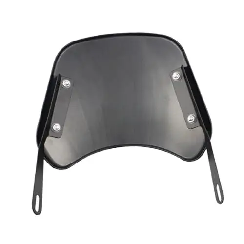 Produktbild: ibasenice Windabweiser Für Motorräder Verstellbare Windschutzscheibe Für Scheinwerfer Translucent Design Für Optimalen Windschutz Und Verbesserten Fahrkomfort Einsetzbar Für
