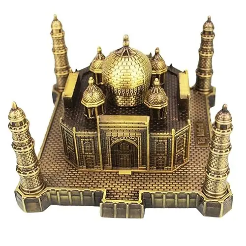 Produktbild: ibasenice Wohnkultur Modell des Mahal Mahal-skulptur Retro-teure Verzierung Weltgebäude-Statue Indien-Agra-Souvenirs Mahal-Ornamente Figur Bauen Marmor Zubehör Empfindlich Büro Metallbesatz