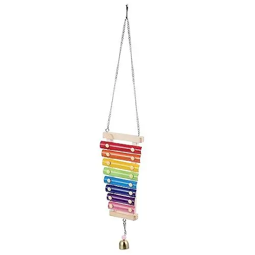 Produktbild: ibasenice Xylophon-Spielzeug Papagei-schredder-Spielzeug Vogelleitern Aus Vogel Strickleiter Kauspielzeug Für Papageien Vogel Holzspielzeug Aktenvernichter Hölzern Kind Wellensittich