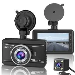 Produktbild: IBAYE Dash Cam vorne und hinten, 1080P Full HD Dual Dashcam In Car Dual Dashboard Kamera 170°Weitwinkel HDR mit 3.0
