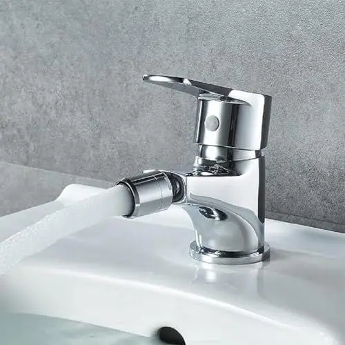 Produktbild: Ibergrif Star, Einhebel Bidetarmatur, Waschtischarmatur mit Auslauf Höhe 57 mm, Chrom, Silber
