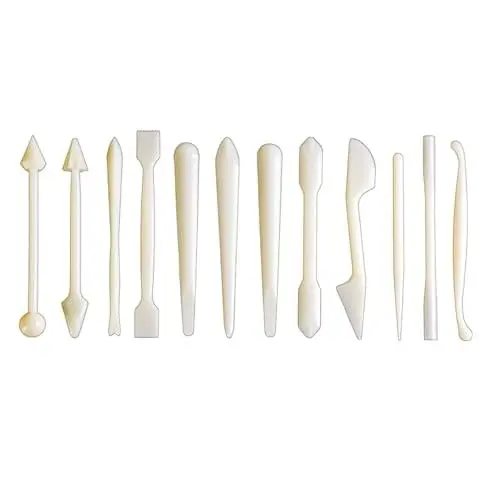 Produktbild: Ibili 752900 Backzubehör Glasur-Fondant-Werkzeug-Set, 12-teilig