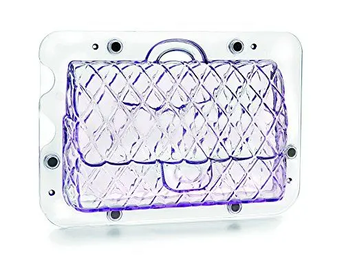 Produktbild: Ibili Schokoladenform 3D Handtasche, Kunststoff, transparent/lila, 14 x 22 x 7 cm