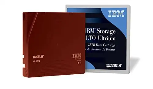Produktbild: IBM LTO8 Ultrium 12TB/30TB RW Data Cartridge, 01PL041