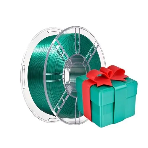 Produktbild: iBOSS PLA Plus (PLA+) Glänzendes Seide 3D Drucker Filament 1,75mm, Seiden filament Maßhaltigkeit +/- 0,02 mm, 1kg Spule (2,2 lbs) für FDM 3D Drucker, Silk Grün