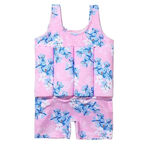 Produktbild: Odizli Badeanzug Mädchen Kinder Kleinkind Jungen Schwimmhilfe Baby Schwimmweste Schwimmanzug mit Verstellbarem Floating Schwimmkraft Bademode Schwimmen Lernen Ausbildung Anzug X89 18-24 Monate
