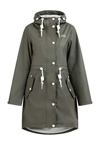 Produktbild: ICEBOUND Damen Regenmantel urban rain 16324445, Oliv, XL