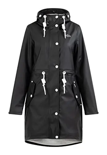 Produktbild: ICEBOUND Damen Regenmantel urban rain 16324445, Schwarz, M