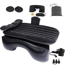 Produktbild: Icelus Auto Matratze SUV Luftmatratze with Luftpumpe 140 * 89 * 15 cm Aufblasbare Camping Kombi Luftbett für Auto Rücksitz Dickere Kofferraum Matratze Bett für Camping Outdoor Traveling