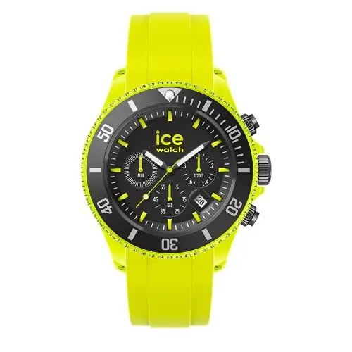 Produktbild: Ice-Watch - ICE chrono Neon yellow - Gelbe Herrenuhr mit Silikonarmband - Chrono - 019843 (Extra large)