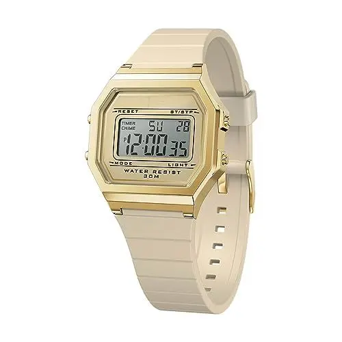 Produktbild: Ice-Watch - ICE digit retro Almond skin - Beige Damenuhr mit Plastikarmband - 022062 (Small)