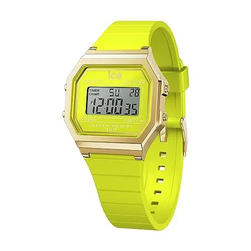 Produktbild: Ice-Watch - ICE digit retro Sunny lime - Grüne Damenuhr mit Plastikarmband - 022054 (Small)