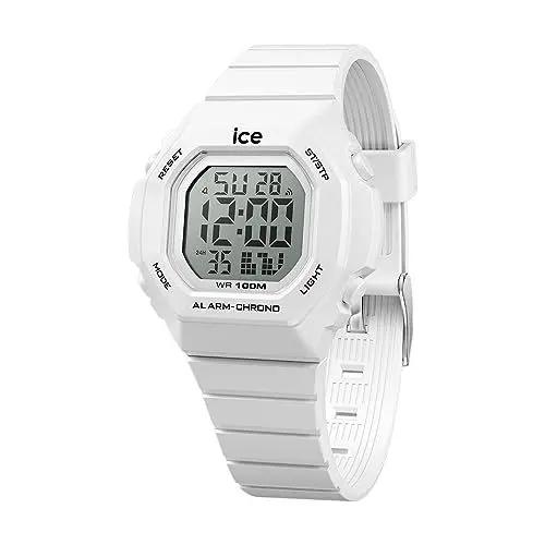 Produktbild: Ice-Watch - ICE digit ultra White - Weiße Jungen/Unisexuhr mit Plastikarmband - 022093 (Small)