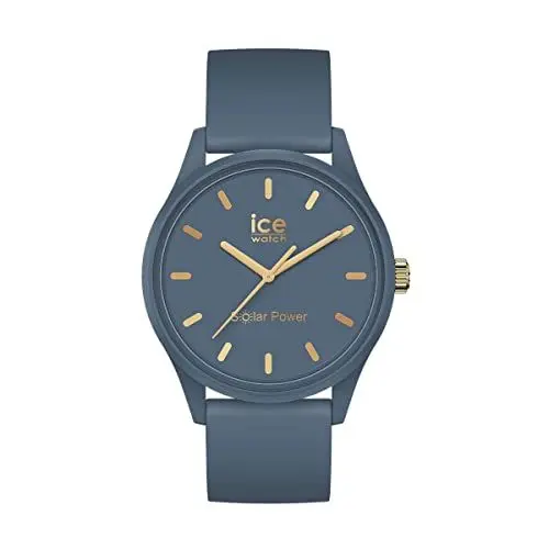 Produktbild: Ice-Watch - ICE solar power Artic blue - Blaue Damenuhr mit Silikonarmband - 020656 (Medium)