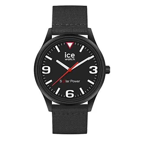 Produktbild: Ice-Watch - ICE solar power Black tide - Schwarze Herrenuhr mit Tide oceanarmband - 020058 (Medium)