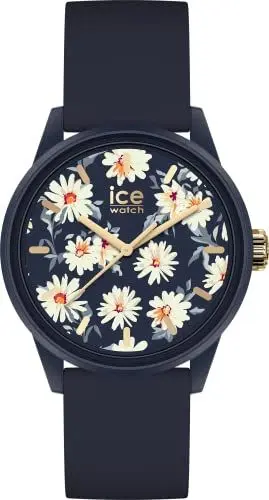 Produktbild: Ice-Watch - ICE solar power Twilight daisy - Blaue Damenuhr mit Silikonarmband - 020599 (Small)