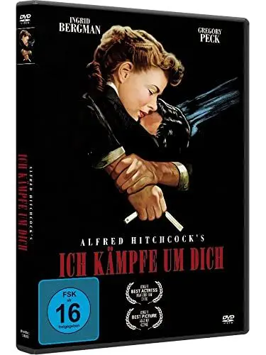 Produktbild: Ich kämpfe um dich (Spellbound) - Alfred Hitchcock - Film Noir Klassiker von 1945 - Ausgezeichneit mit einem Oscar - Mit Ingrid Bergman und Gregory Peck